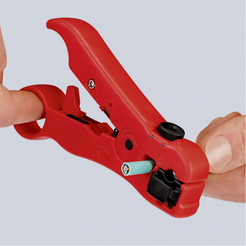 Инструмент за изолация на коаксиални кабели 125mm, 16 60 06 SB, KNIPEX - Промоции Knipex