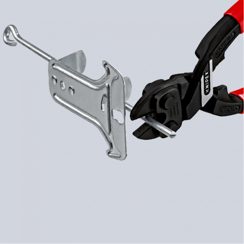 Клещи резачки CoBolt® фосфатирани черни, Ø5,2mm, 200mm, 71 01 200, KNIPEX - Промоции Knipex