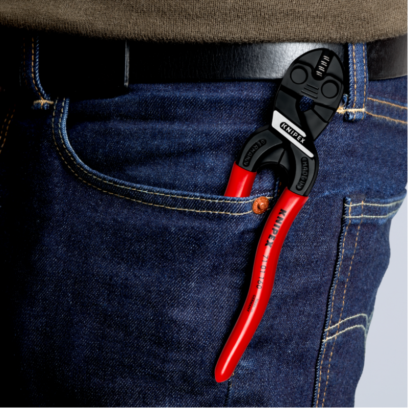 Клещи резачки CoBolt® фосфатирани черни, Ø5,2mm, 200mm, 71 01 200, KNIPEX - Промоции Knipex