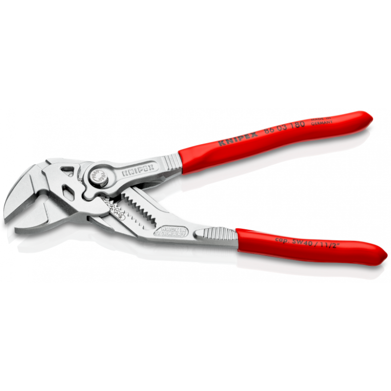 Клещи раздвижни, гаечен ключ 180mm, 86 03 180, KNIPEX - Промоции Knipex