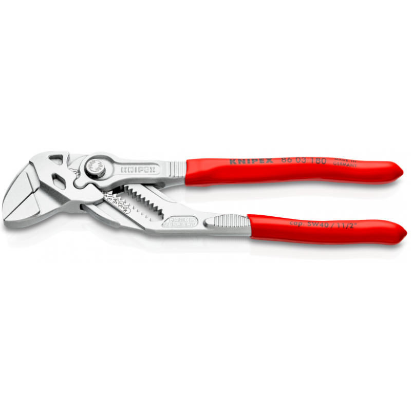 Клещи раздвижни, гаечен ключ 180mm, 86 03 180, KNIPEX - Промоции Knipex