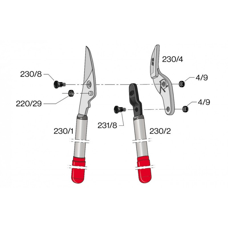 FELCO 230 – Професионална ножица за рязане на клони - Ножици за клони и храсти