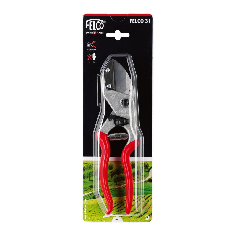 FELCO 31 – Професионална овощарска ножица със сменяеми стоманени остриета - Лозарски ножици