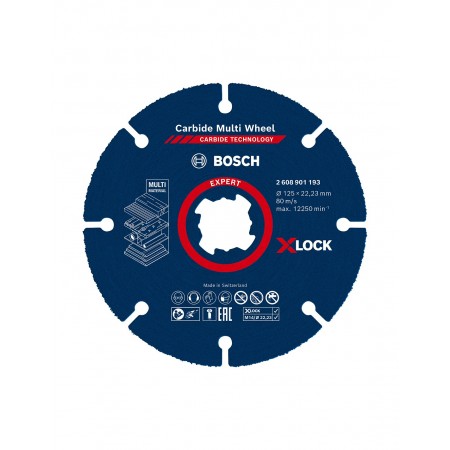  Отрезен карбиден диск EXPERT Carbide Multi Wheel X-LOCK 125 mm, 22,23 mm