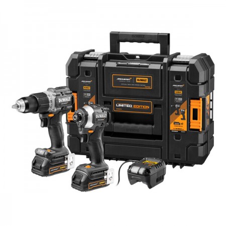 Комплект акумулаторни ударни винтоверти DEWALT DCK200ME2GT McLaren F1 Team , 18V