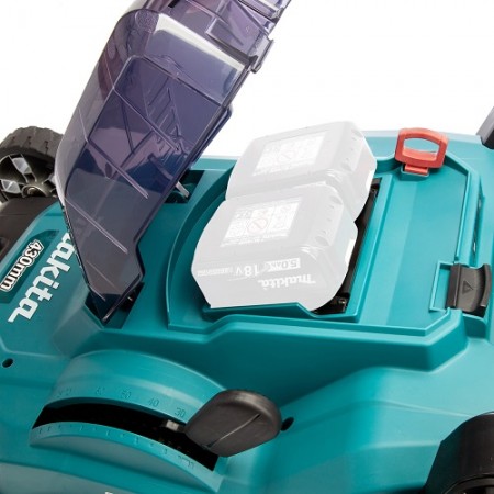 Акумулаторна косачка Makita DLM432PT2, 36 V, 5 Ah, 430 мм, с батерии и зарядно