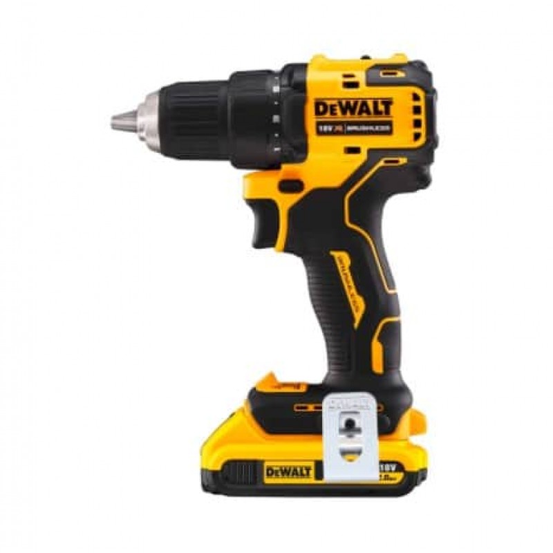 Акумулаторен винтоверт DEWALT DCD708D2T, 18V, 2.0Ah, Li-Ion, 65Nm, безчетков - Промоции Dewalt