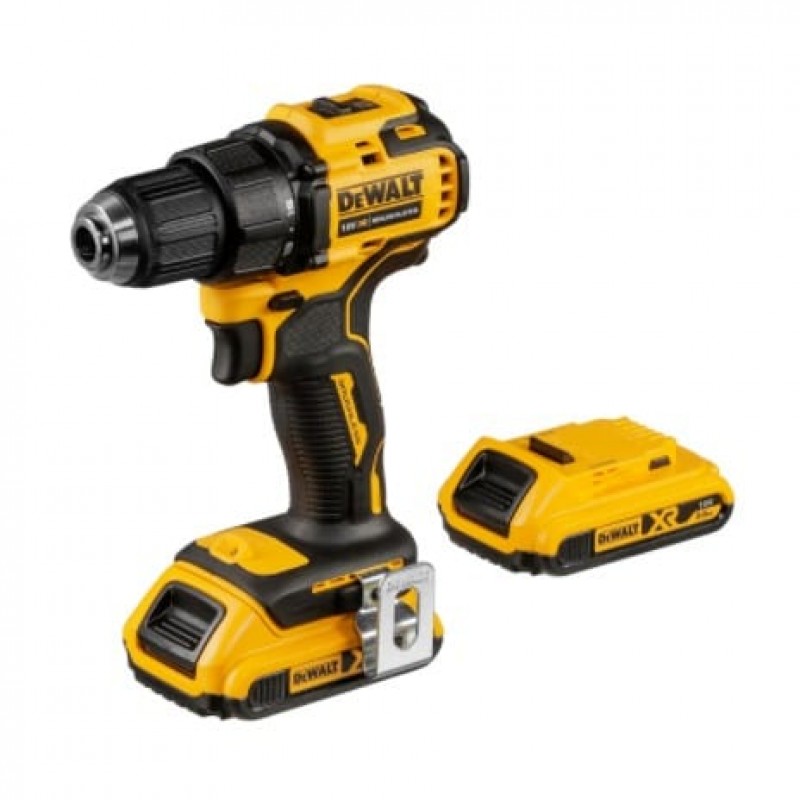 Акумулаторен винтоверт DEWALT DCD708D2T, 18V, 2.0Ah, Li-Ion, 65Nm, безчетков - Промоции Dewalt