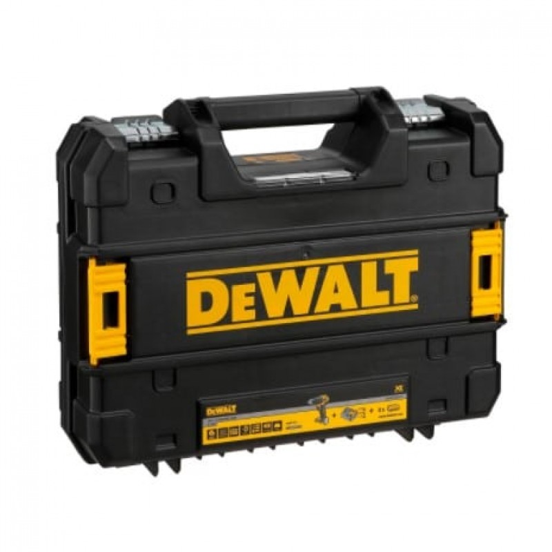 Акумулаторен винтоверт DEWALT DCD708D2T, 18V, 2.0Ah, Li-Ion, 65Nm, безчетков - Промоции Dewalt