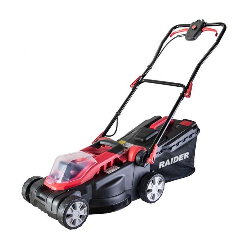 Акумулаторна косачка Raider RDP-SLM20,360mm,35L, с батерии и зарядно устройство - Електрически косачки