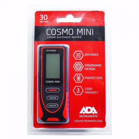 Лазерна ролетка ADA Instruments COSMO MINI, 0.05–30 m, ±3 mm, IP54, ADA COSMO MINI