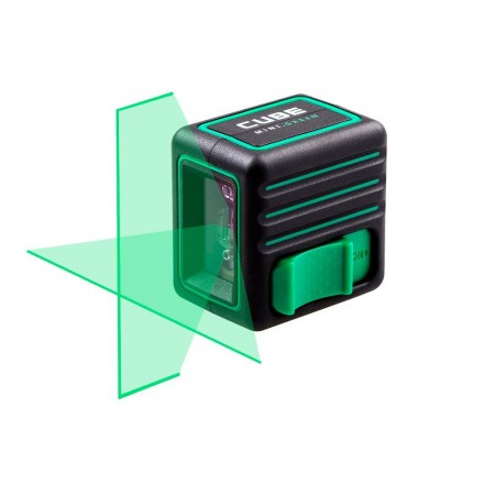 Лазерен нивелир ADA CUBE MINI GREEN Home Edition, 2 линии, 20 m, ±0.2 mm/m, IP54, ADA CUBE MINI GR HE