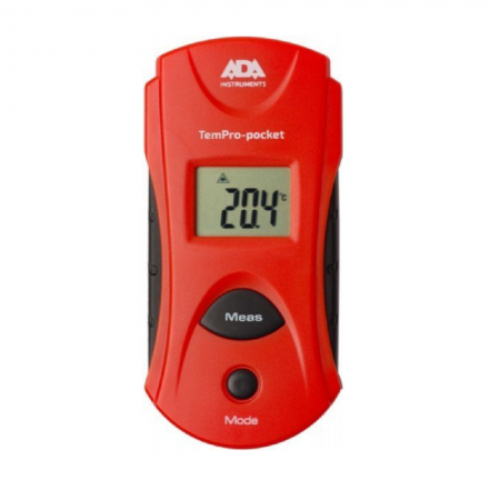 Инфрачервен термометър ADA TemPro Pocket, -30 до +250°C, D:S 6:1, ±2°C, ADA TEMPRO POCKET
