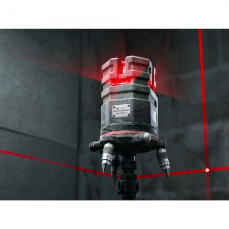 Лазерен нивелир ADA 6D SERVOLINER RED, 1H 360° + 4V + 1D, 20 m, до 70 m с приемник, ADA 6D SL RED