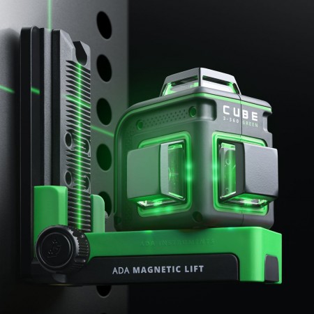 Лазерен нивелир ADA CUBE 3-360 GREEN Ultimate Edition, 3 × 360°, 40 m, до 70 m с приемник, ADA CUBE 3 360 GR U