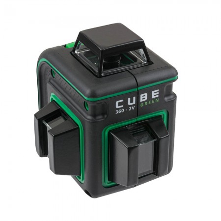 Лазерен нивелир ADA CUBE 360 2V Professional Edition, зелен лъч, 40 m, до 70 m с приемник, ADA CUBE 360 2V PE