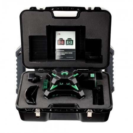 Ротационен лазерен нивелир ADA ROTARY 500 HV Green Servo, 500 m с приемник, ±0.1 mm/m, IP65, ADA ROTARY 500HVG