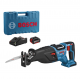 Саблен трион Bosch акумулаторен безчетков с 1 батерия и зарядно, 18 V, 5 Ah, 2900 хода/мин, 28 мм, GSA 185-Li - Акумулаторни саблени триони