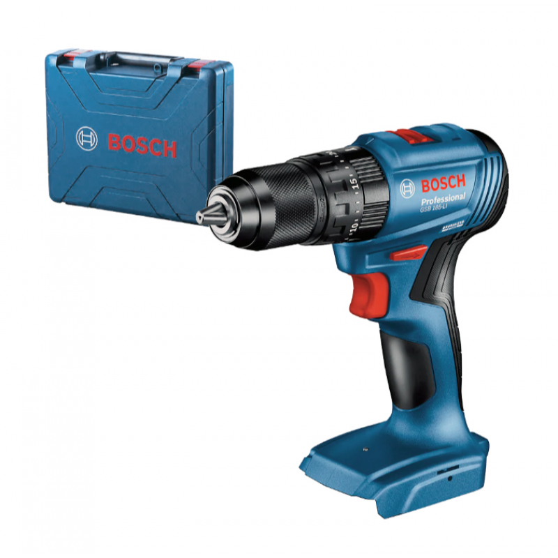 Акумулаторен винтоверт Bosch с безчетков двигател без батерия и зарядно, 18 V, 50 Nm, 1.5-13 мм, GSR 185-Li - Акумулаторни винтоверти