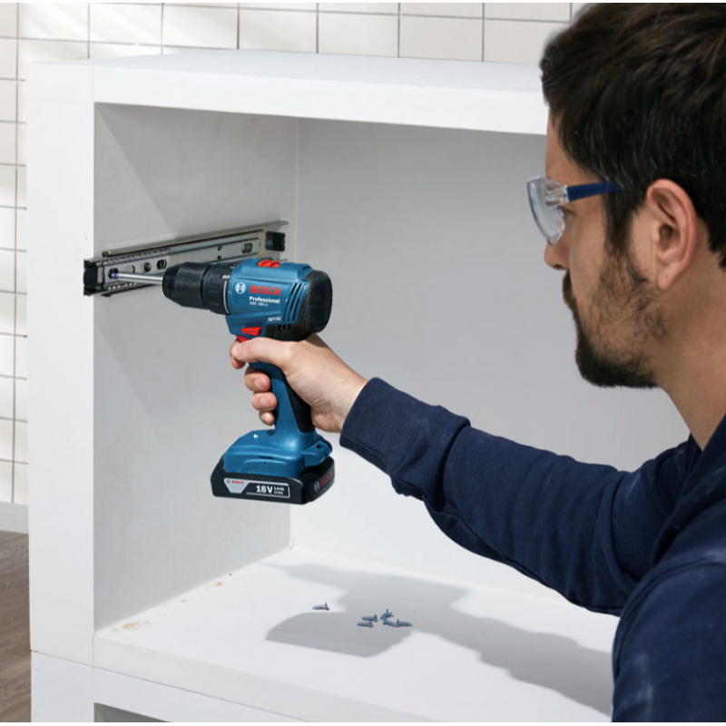 Акумулаторен винтоверт Bosch с безчетков двигател без батерия и зарядно, 18 V, 50 Nm, 1.5-13 мм, GSR 185-Li - Акумулаторни винтоверти