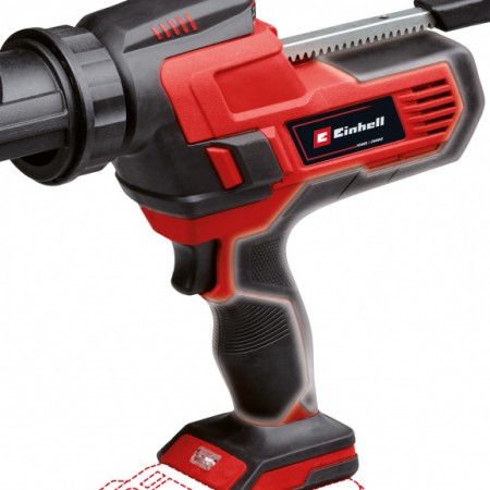 Акумулаторен пистолет за силикон Einhell TE-SG 18/10 Li - Solo, 4522250, 18 V, 310 мл, без батерия и зарядно