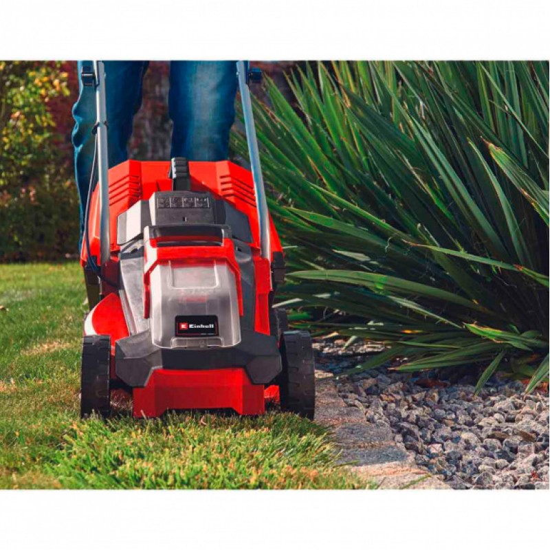 Акумулаторна косачка Einhell GE-CM 18/30 Li PXC, 18 V, 30 см, с батерия и зарядно - Промоции Einhell