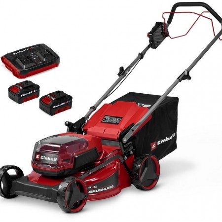Акумулаторна косачка Einhell GC-CM 36/46 S Li BL, 36V, 46 см, с 2x4.0 Ah батерии и зарядно, 3413380