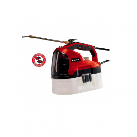 Акумулаторна пръскачка Einhell GE-WS 18/35 Li-Solo, 3425210, 18 V, 2.5 бара, 3.5 л, без батерия и зарядно