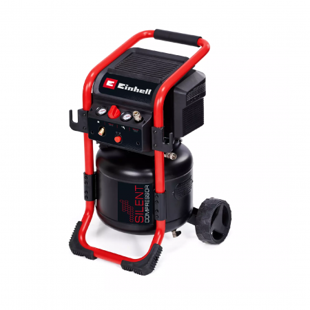 Безшумен въздушен компресор Einhell TE-AC 240/24 Silent, 10 bar, 24 л, 4010452