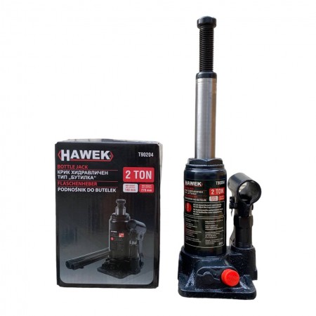 Хидравличен крик HAWEK T90204, тип бутилка, 2 тона