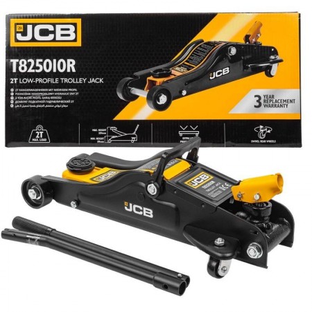 Крик "крокодил", 2 т, нископрофилен с въртяща дръжка 360°, JCB T825010R (89-359 мм)