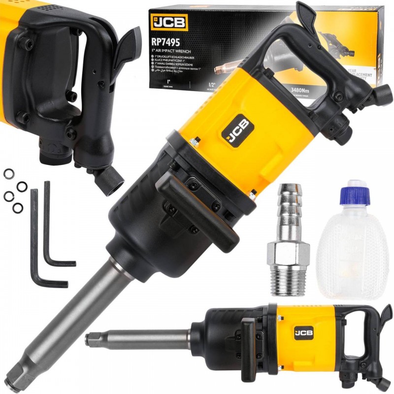 Пневматичен ударен гайковерт JCB, 1", 3480 Nm, RP7495 - ПРОМОЦИИ