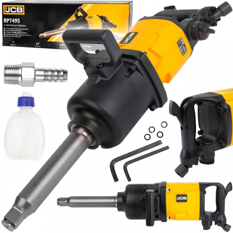 Пневматичен ударен гайковерт JCB, 1", 3480 Nm, RP7495 - ПРОМОЦИИ