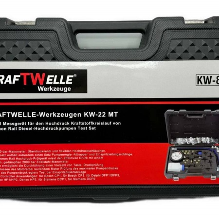 Тестер за високо налягане Common Rail, KraftWelle KW-8901