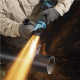 Ъглошлайф Makita акумулаторен с 2 батерии и зарядно, 40 V, 5 Ah, 230 мм, 6600 об./мин, GA038GT201 - Акумулаторни ъглошлайфи