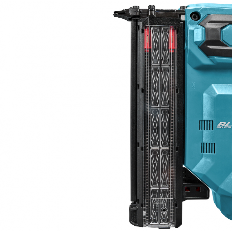 Такер Makita акумулаторен за гвоздеи с 2 батерии и зарядно, 40 V, 2 Ah, 18GA, 15-40 мм, FN001GA201 - Акумулаторни такери за пирони