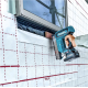 Такер Makita акумулаторен за гвоздеи с 2 батерии и зарядно, 40 V, 2 Ah, 18GA, 15-40 мм, FN001GA201 - Акумулаторни такери за пирони