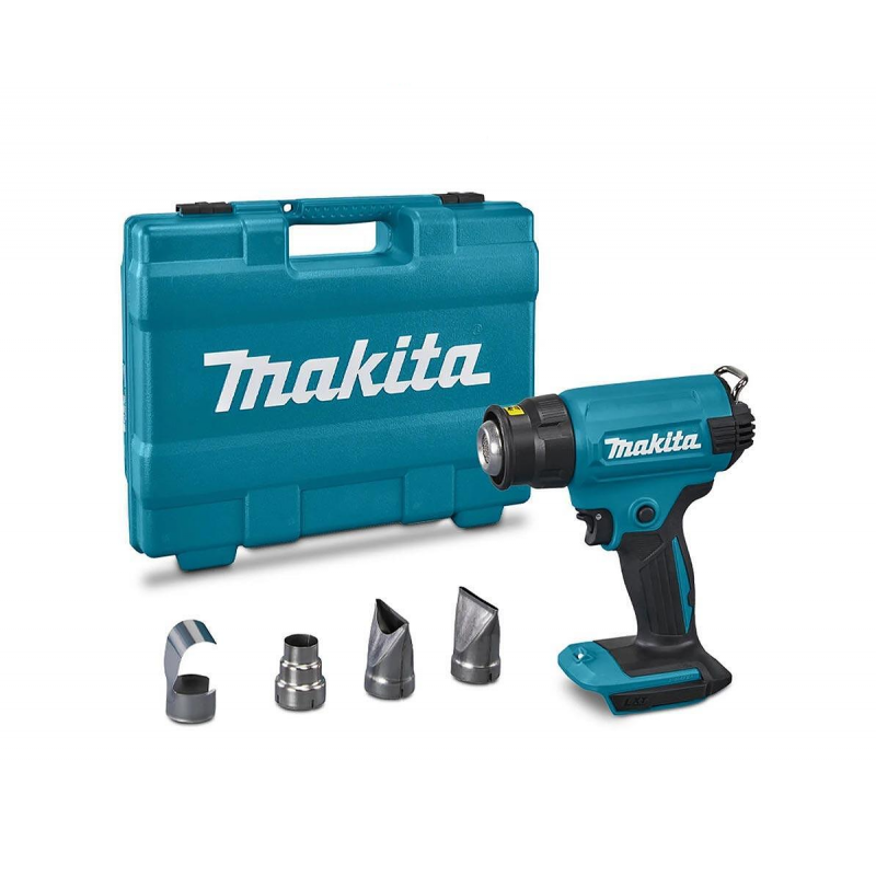 Акумулаторен пистолет за горещ въздух Makita DHG180ZK, LXT, 18 V, 200 л/мин, с куфар - Акумулаторни пистолети за топъл въздух