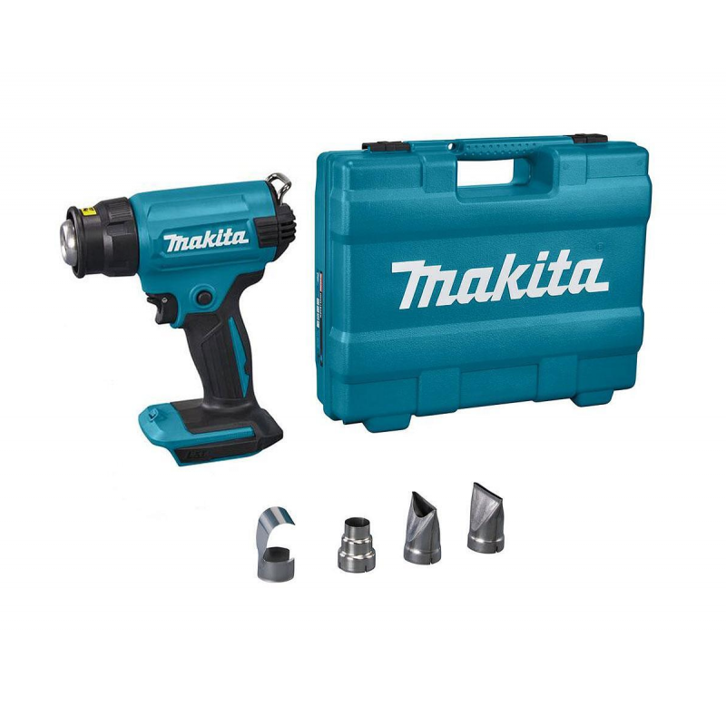 Акумулаторен пистолет за горещ въздух Makita DHG180ZK, LXT, 18 V, 200 л/мин, с куфар - Акумулаторни пистолети за топъл въздух