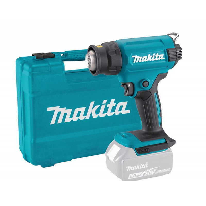 Акумулаторен пистолет за горещ въздух Makita DHG180ZK, LXT, 18 V, 200 л/мин, с куфар - Акумулаторни пистолети за топъл въздух
