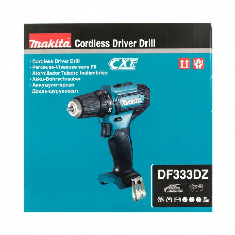 Акумулаторен винтоверт Makita DF333DZ, 12 V, 30 Nm - Национална промоция Makita