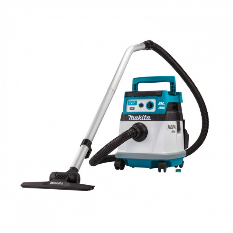Акумулаторна прахосмукачка Makita DVC157LZX3, 18+18 V, 15 л, 2.4 м2/мин, без батерии и зарядно - Прахосмукачки