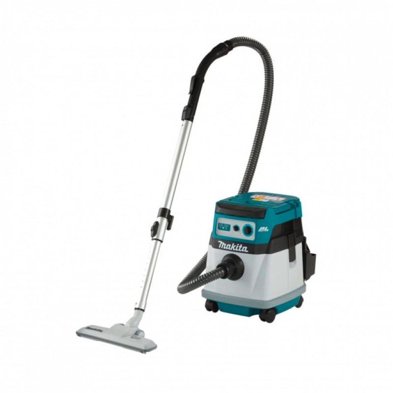 Акумулаторна прахосмукачка за сухо и мокро почистване Makita DVC155LZ, 18+18 V, 2.1 м³/мин, 15 л, без батерия и зарядно - Национална промоция Makita