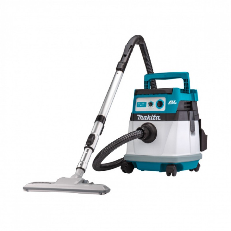 Акумулаторна прахосмукачка за сухо и мокро почистване Makita DVC155LZ, 18+18 V, 2.1 м³/мин, 15 л, без батерия и зарядно - Национална промоция Makita