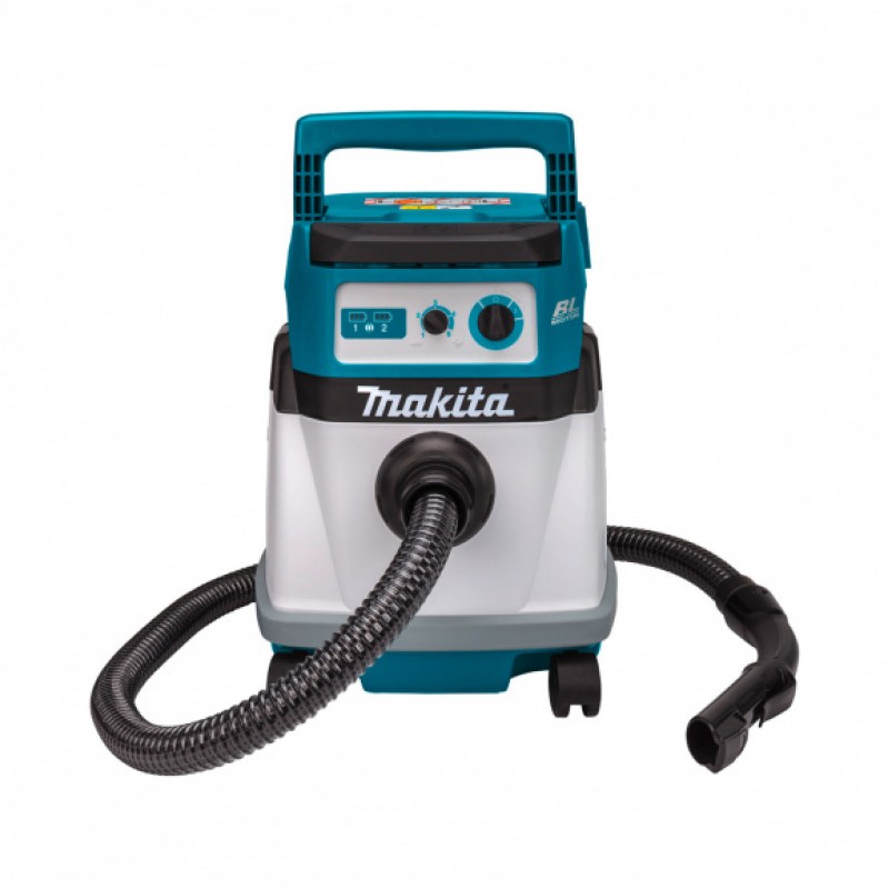 Акумулаторна прахосмукачка за сухо и мокро почистване Makita DVC155LZ, 18+18 V, 2.1 м³/мин, 15 л, без батерия и зарядно - Национална промоция Makita