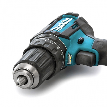 Акумулаторен винтоверт Makita ударен с 2 батерии и зарядно, 18 V, 3 Ah, 62 Nm, 1.5-13 мм, DHP482RFE
