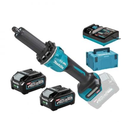 Акумулаторен прав шлайф Makita XGT, 40V Max, GD001GM201 + ПОДАРЪК от Макита България - батерия XGT BL4040F