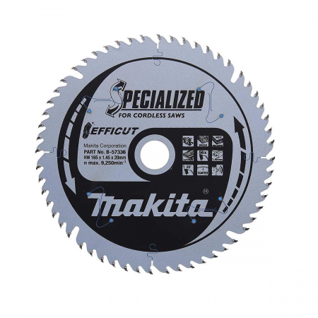 Циркулярен диск за дърво Makita B-57336, 165x20x1.45 мм, 56T