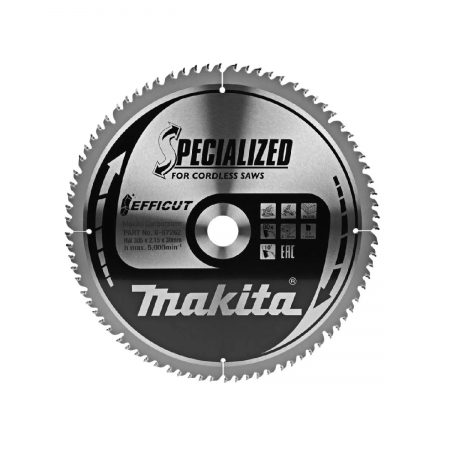 Циркулярен диск за дърво Makita B-67262, 305x30x2.15 мм, 80T