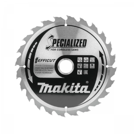 Циркулярен диск за дърво Makita E-01909, 235x30x2.2 мм, 24T